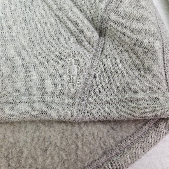 Smartwool Cozy Lodge Funnel Neck Pullover Womens M Wool Blend Gray SW017030 - Picture 9 of 13